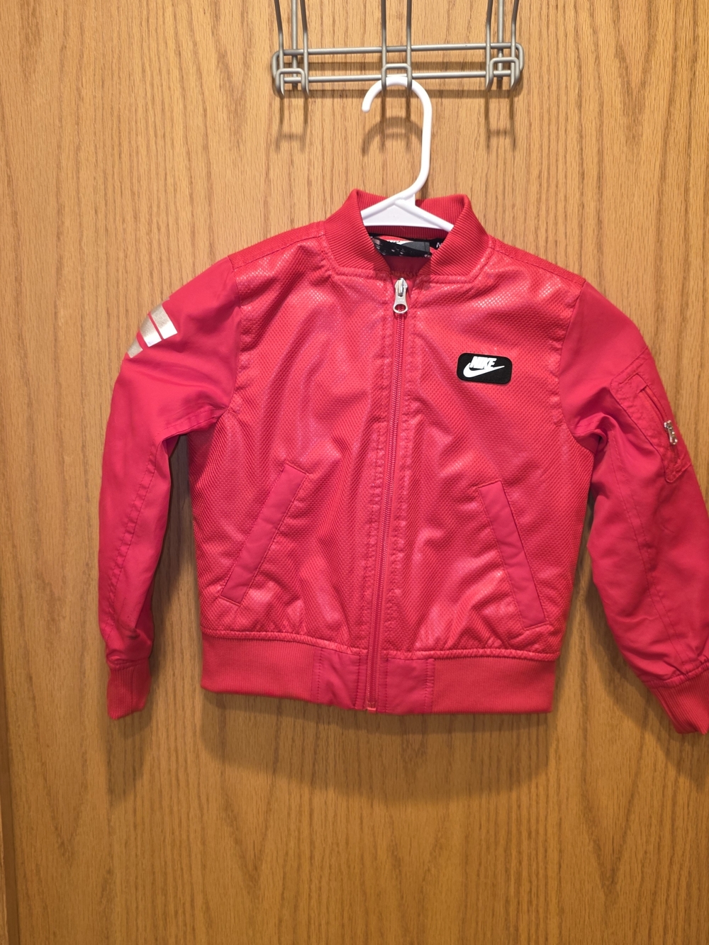 Nike Kids Red-Pink Bomber Jacket